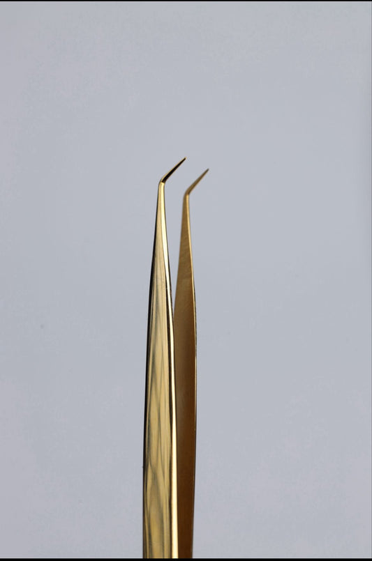 L TYPE 75° LASH EXTENSION TWEEZER